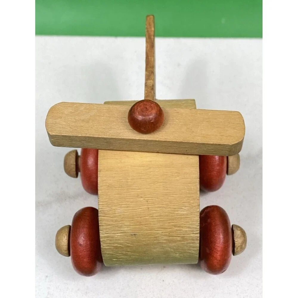 Vintage Rare Montgomery Schoolhouse Wooden Helicopter Made In Vermont USA